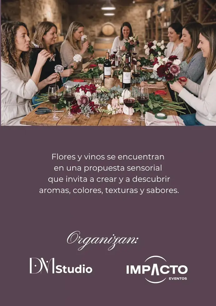 Arte floral + Cata de vinos: Experiencia sensorial - foto 3