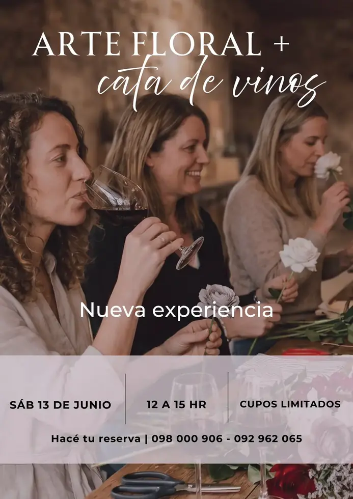 Arte floral + Cata de vinos: Experiencia sensorial - foto 1