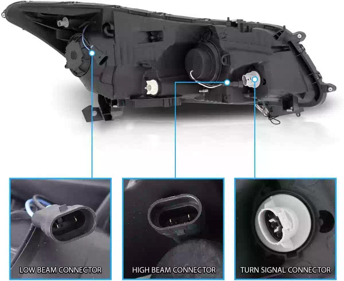 Ópticas Izq/der Honda Accord G8 2.4 Y 3.5 - Año: 2008/2012 miniatura 9