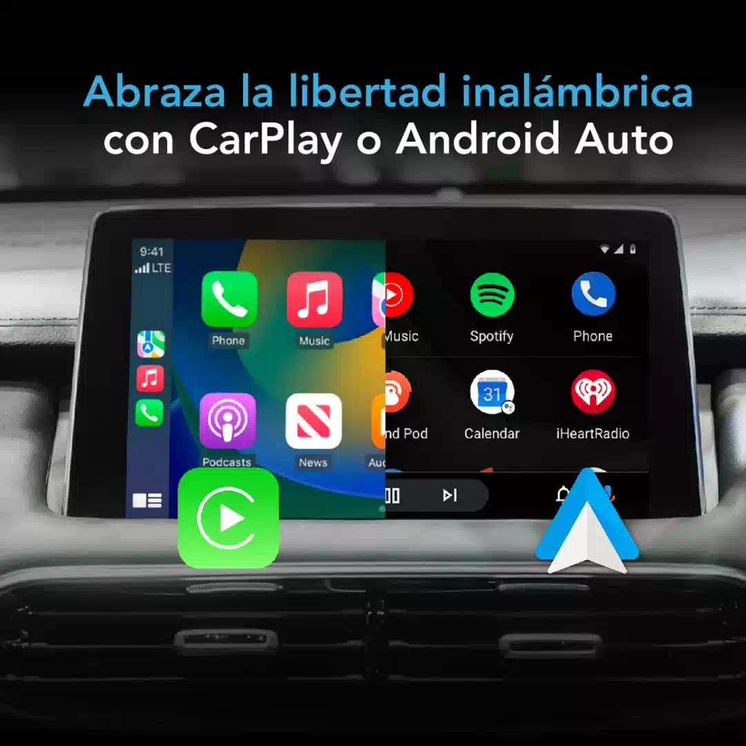 Adaptador Inalambrico De Radio Android Auto Carplay Youtube AutoSky miniatura 6