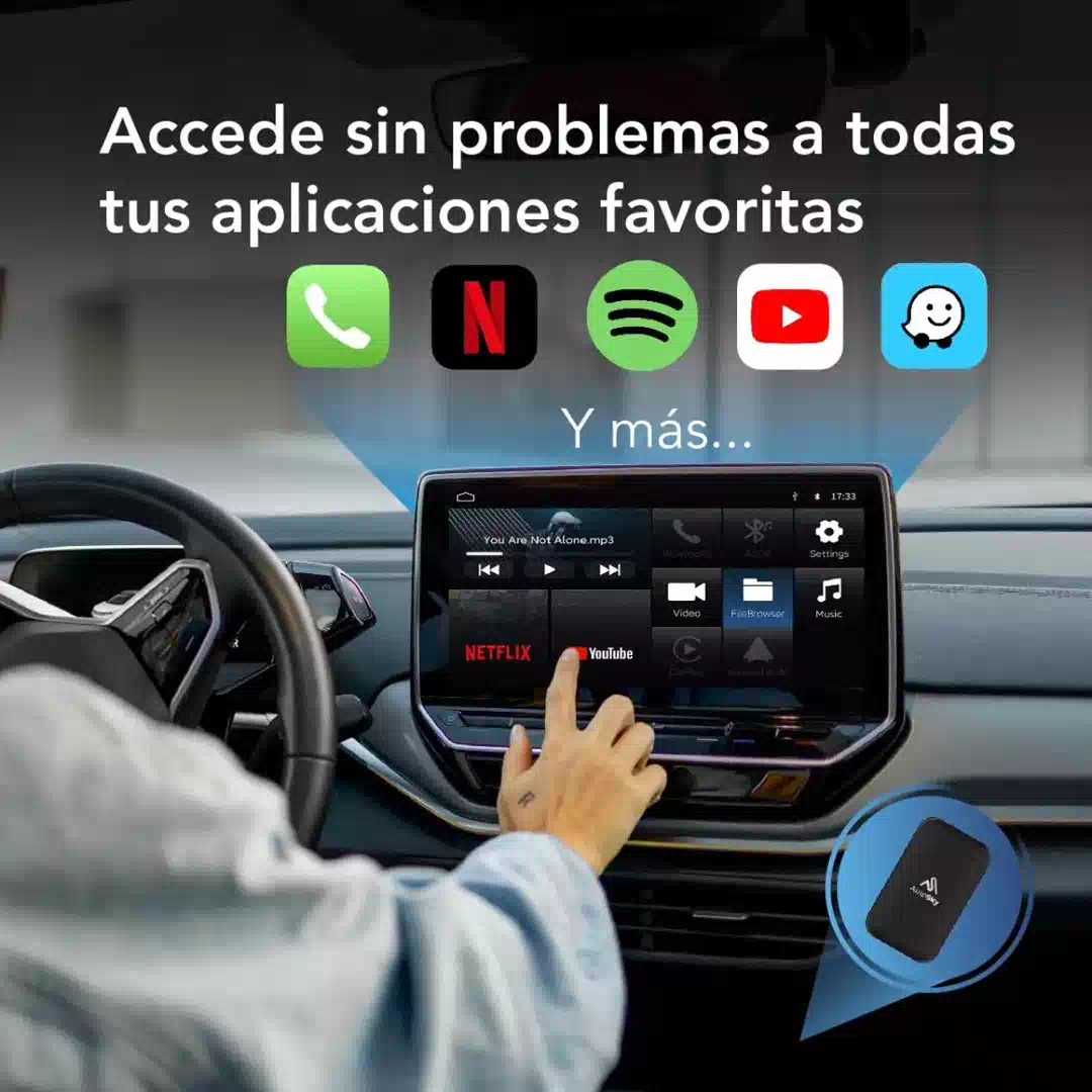Adaptador Inalambrico De Radio Android Auto Carplay Youtube AutoSky miniatura 8