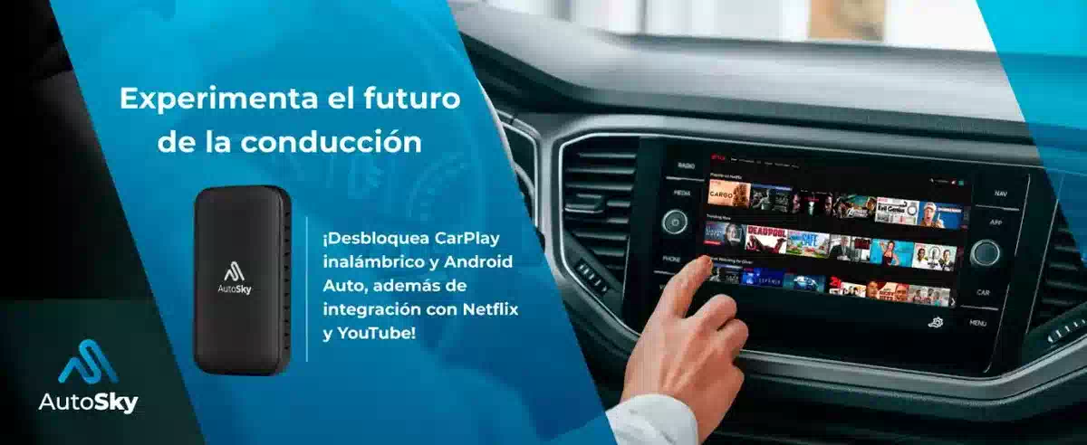 Adaptador Inalambrico De Radio Android Auto Carplay Youtube AutoSky - foto 3