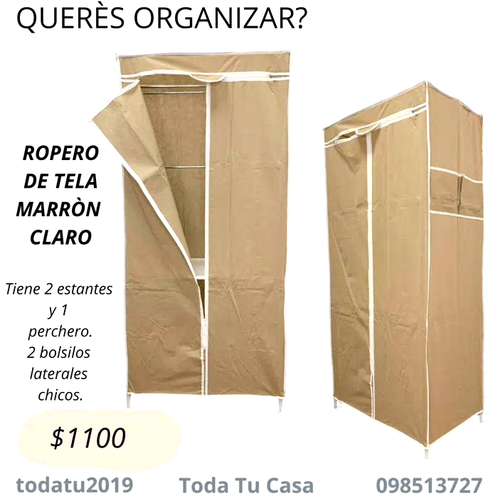 Ropero de metal y Tela organizador - foto 1