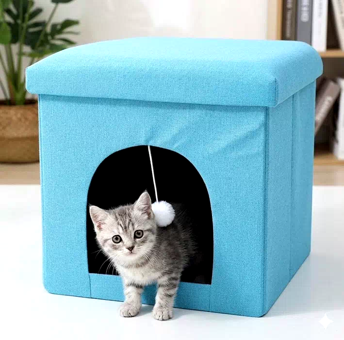 Banco Casitas para Gatito con estructura - foto 1