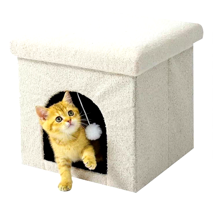 Banco Casitas para Gatito con estructura miniatura 2