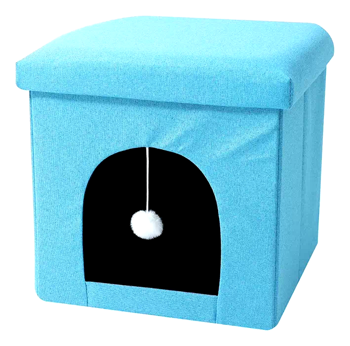 Banco Casitas para Gatito con estructura miniatura 4