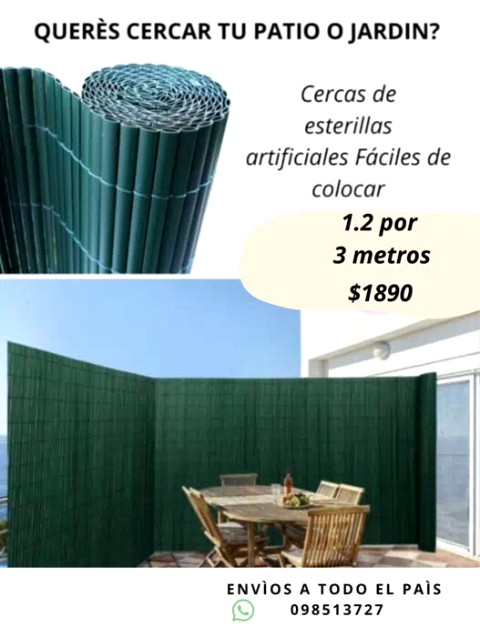 Cerco de Esterilla de PVC jardines - foto 1