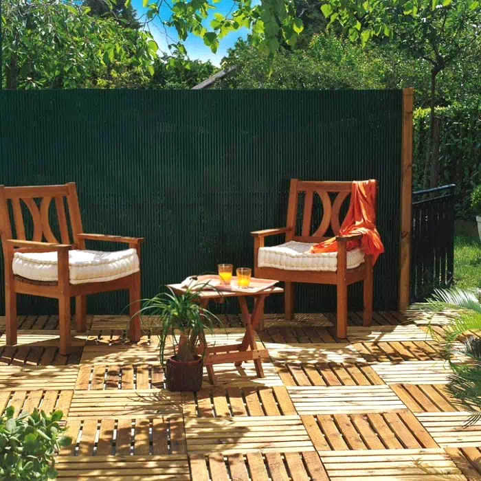 Cerco de Esterilla de PVC jardines miniatura 3