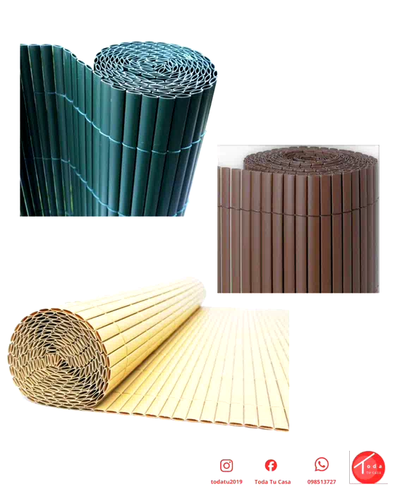 Cerco de Esterilla de PVC jardines miniatura 4