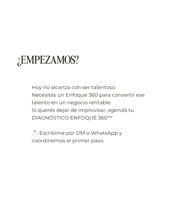 Mentoría para Emprendedores Creativos | Método Enfoque 360™ miniatura 9