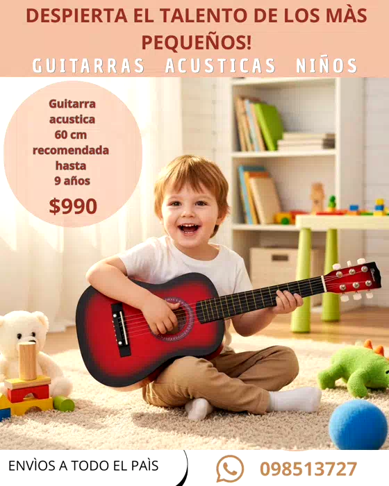 Guitarra Acústica Infantil 60 cm