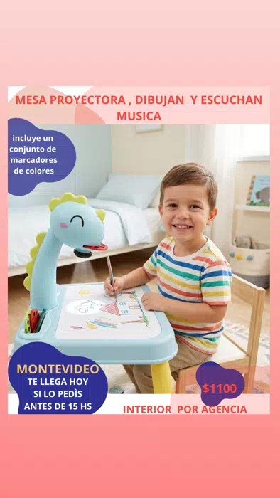 Mesa Proyectora Musical para niños